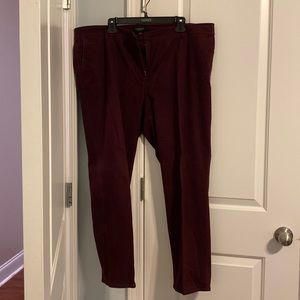 Talbots Woman Petites Maroon Pants
